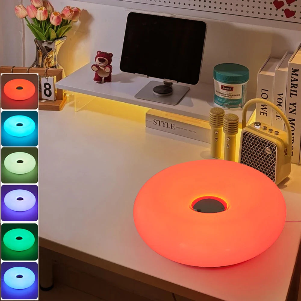 Skanto | AURORA GLO LED-lampe | RGB16 og trinnløs dimbar | Berøring og fjernkontroll | USB