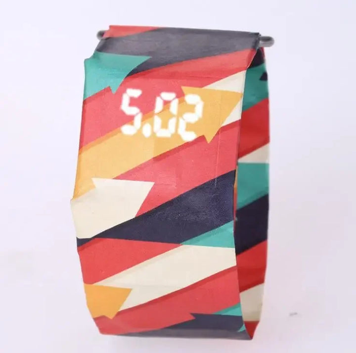 Skanto | Trendy Wrap Digital Paper Watch