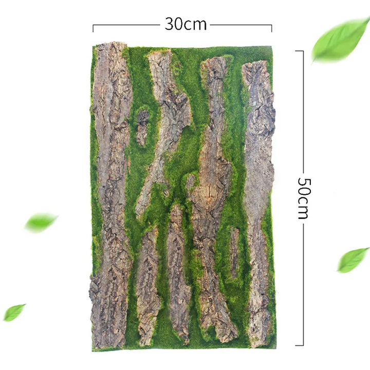 Skanto | DIY Veggdekorasjon Grønn Plante Bark