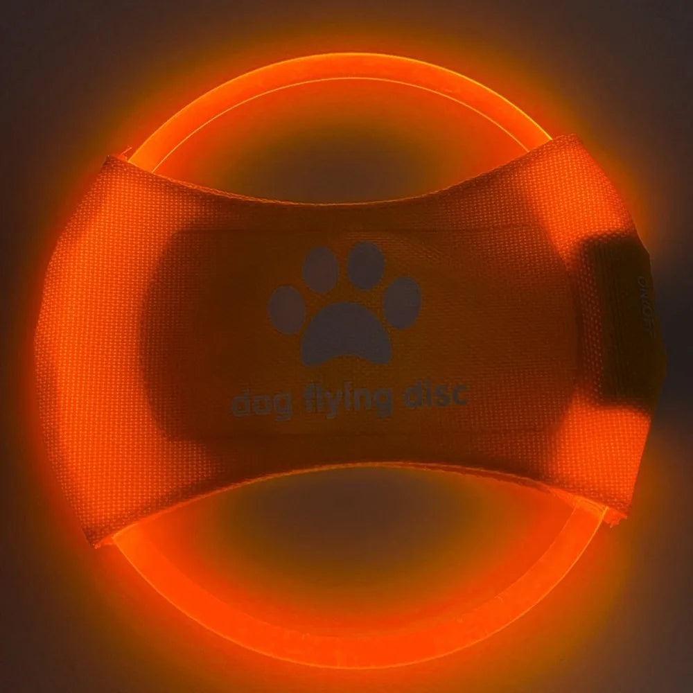 LED Frisbee for dogs oppladbar og vanntett Skanto