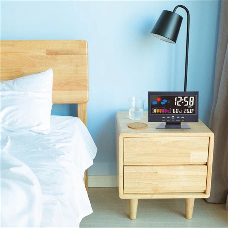 Skanto | Alarm Pro LCD Værstasjon Klokke