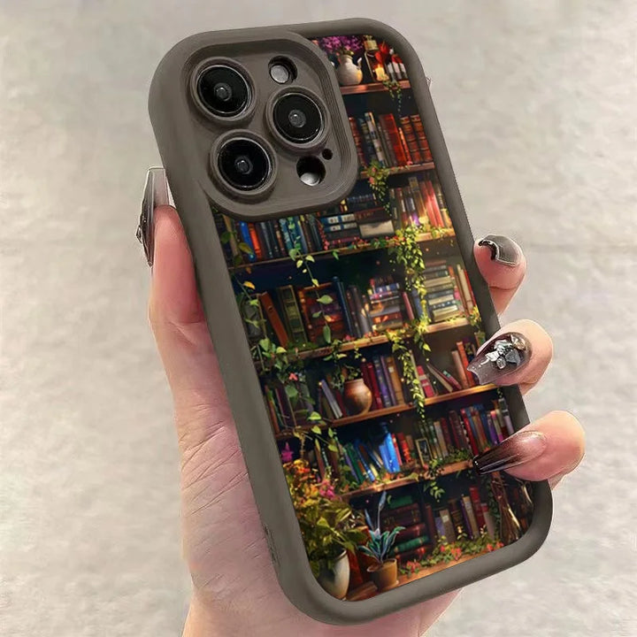 Skanto | Sjokkbestandig Bokhylle iPhone-deksel