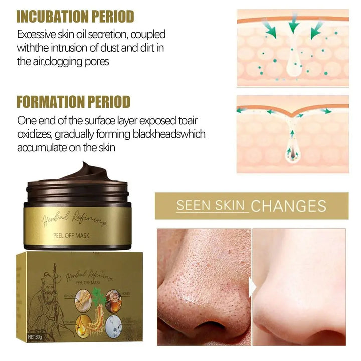 Skanto | Black Tea Ansikts Peel off Maske