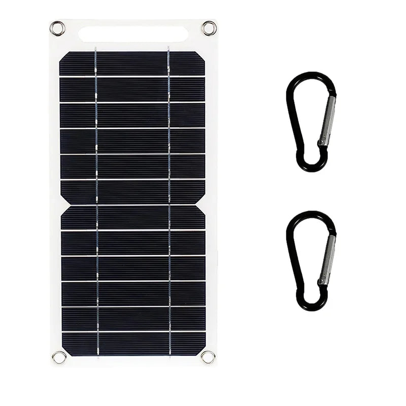 Norvo | SolNova 30W Solpanel | Ultralett & Vanntett | USB-tilkobling for Telefon & Power Bank | Utendørs & Camping