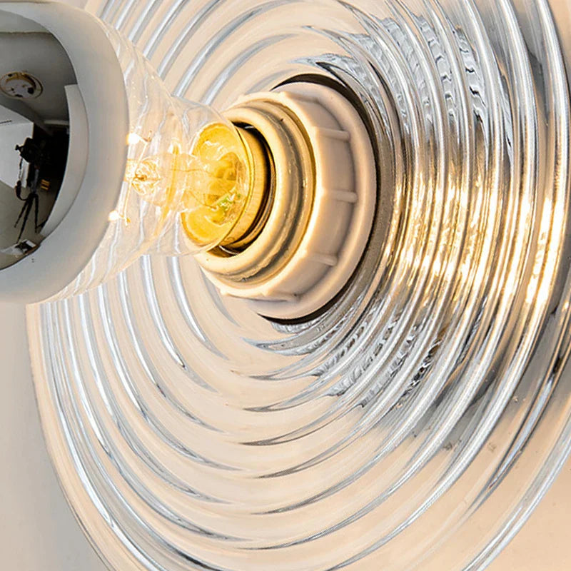 AquaGlow Vegglampe – LED-belysning med bølgemønster Skanto