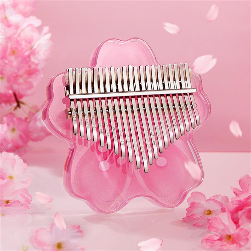 Skanto | Cherry Blossom Kalimba Akryl Tommel Piano