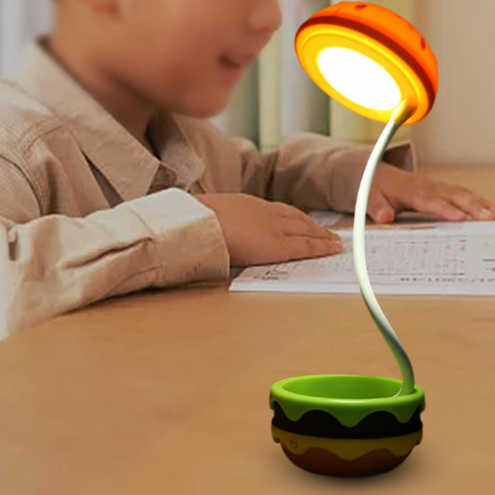 Brettbar Trådløs Unik Hamburger Bordlampe | Skanto