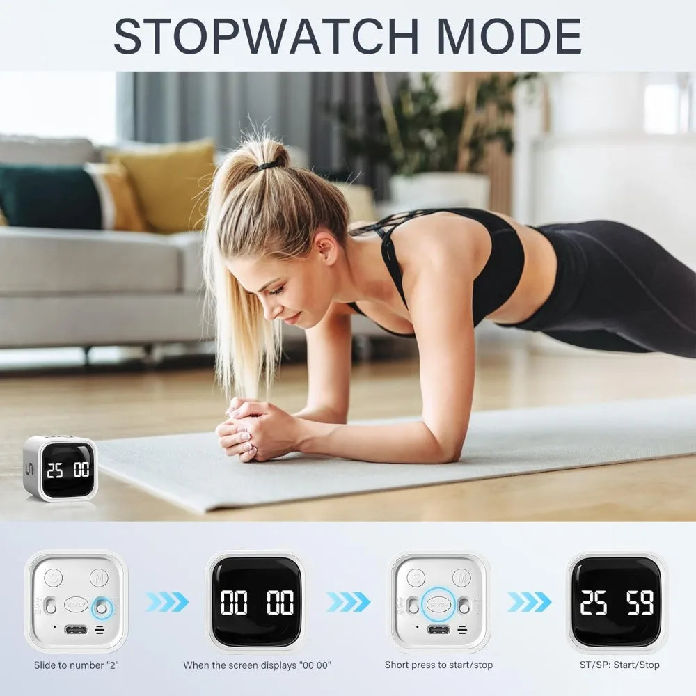 Skanto | Mini Cube Flip Digital Timer