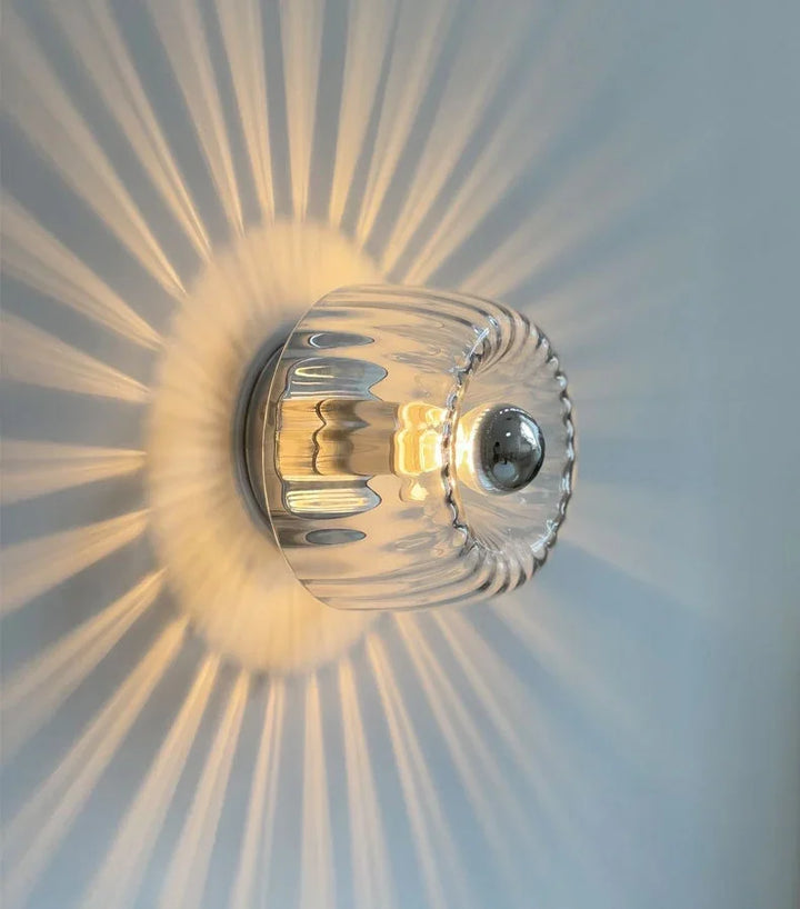 Skandinavisk Bauhaus Vegglampe laget av Glass, Moderne LED Vegglampe for Gang & Stue | Skanto