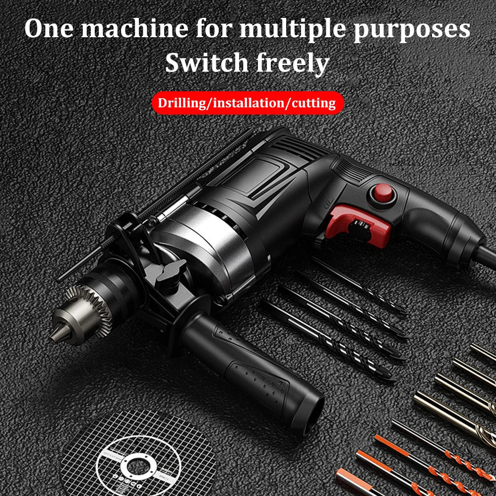 Skanto | 780W Elektrisk Hammer & Boremaskin med Variabel Hastighet – DrillForce
