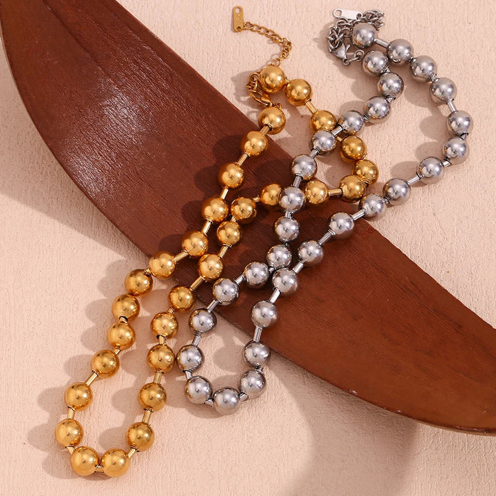 Skanto | 18k Klassisk Chunky Perlekjede
