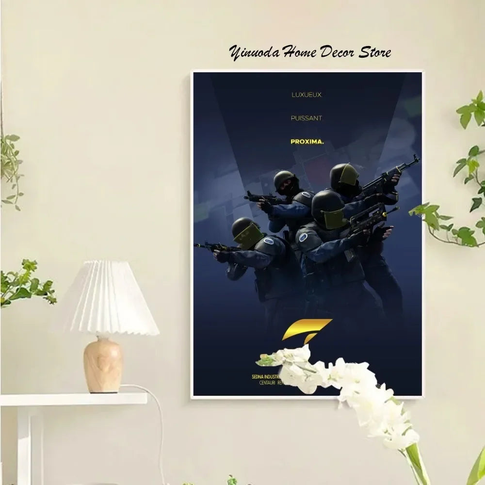 Skanto Counter-Strike 2 Plakat Veggkunst Hjemmedekorasjon Romdekorasjon Digital Maleri Stue Restaur