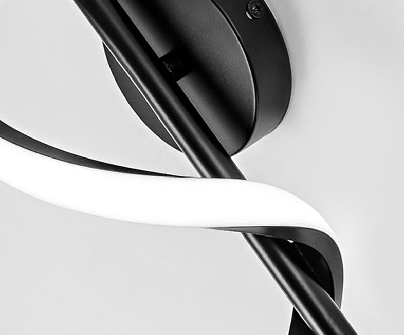 Skanto | SpiralLume – Minimalistisk LED Vegglampe med en Moderne Kante