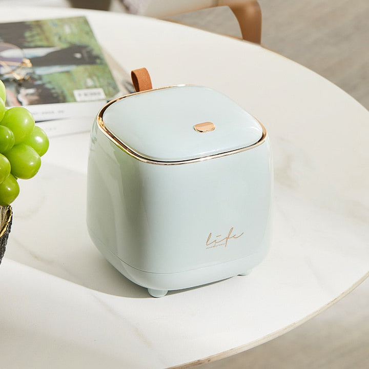 LuxeBin - Elegant Bord Søppelkurv for Ditt Rom Skanto