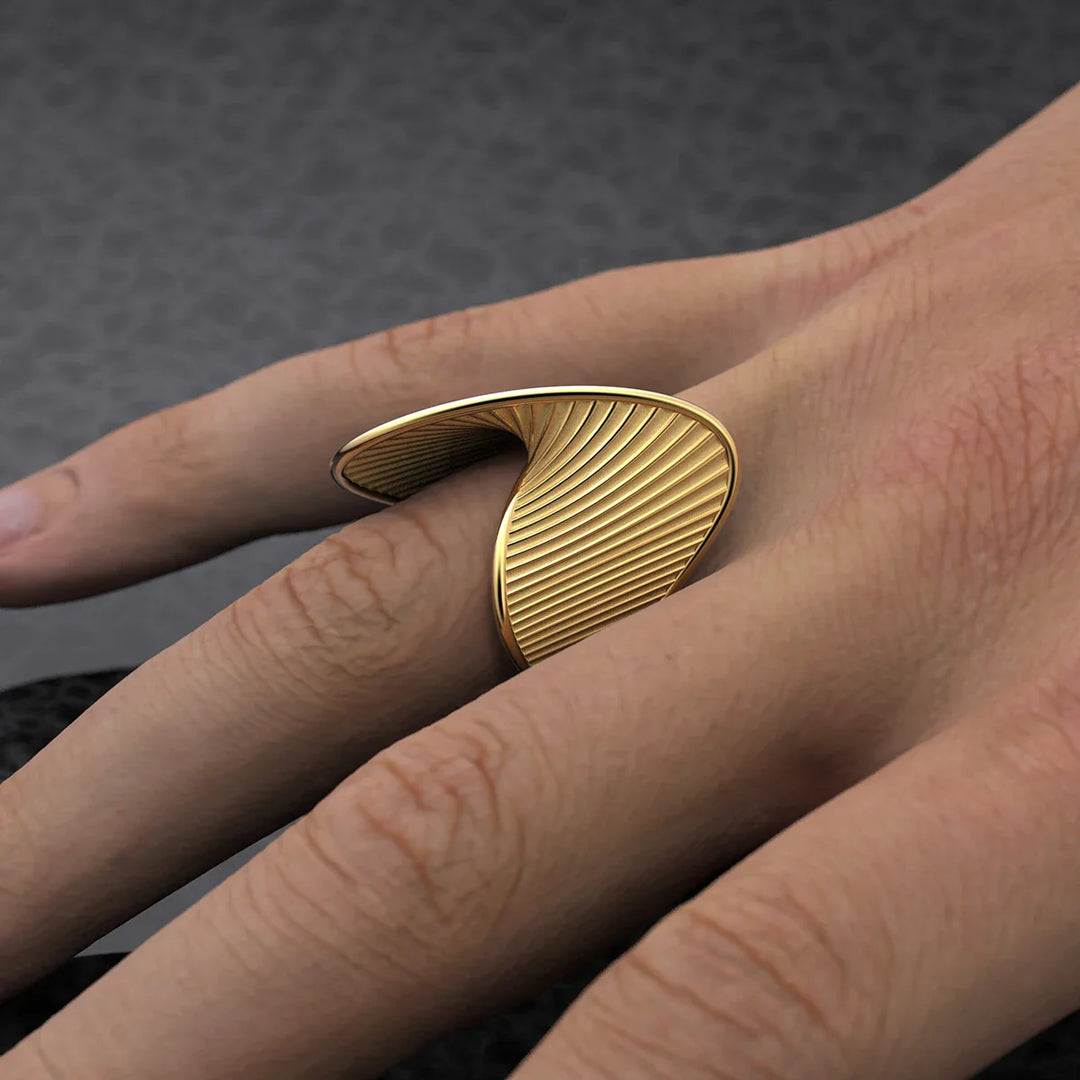 Skanto | Spiral Twist Teksturert Ring