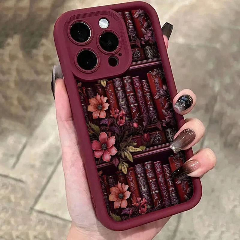 Skanto | Sjokkbestandig Bokhylle iPhone-deksel