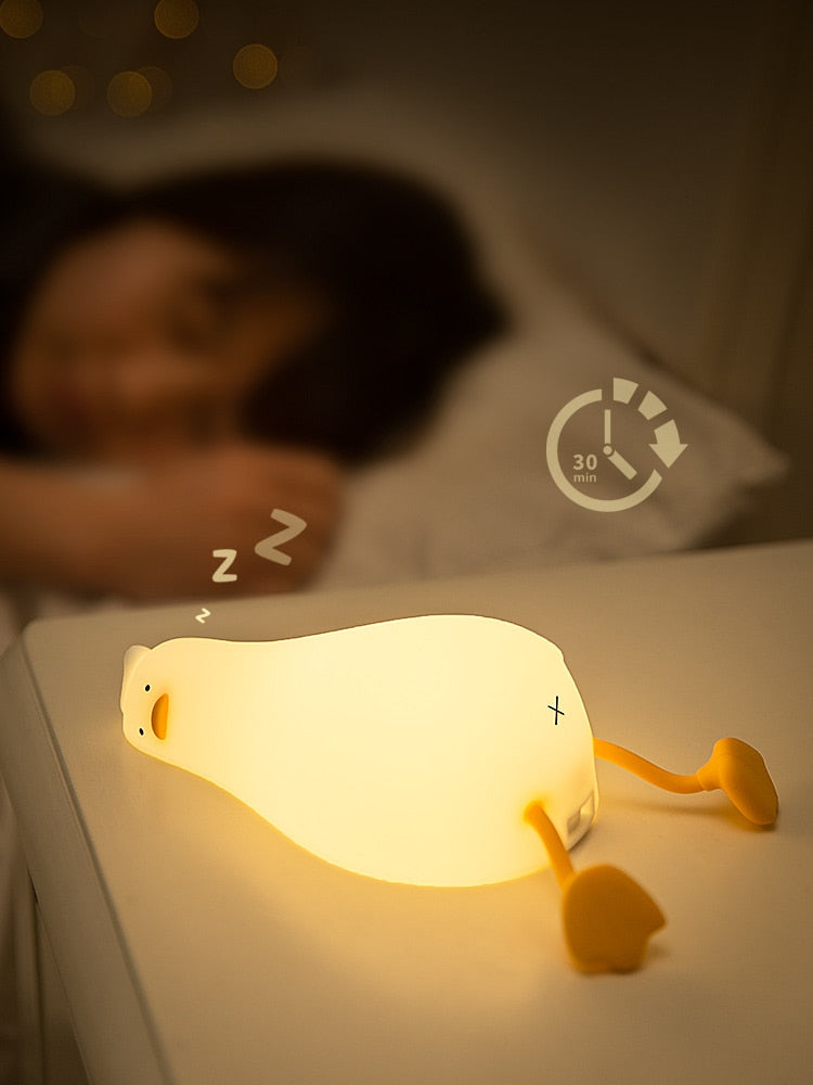 Skanto | Lazy Flat Duck Atmosfære Nattlampe