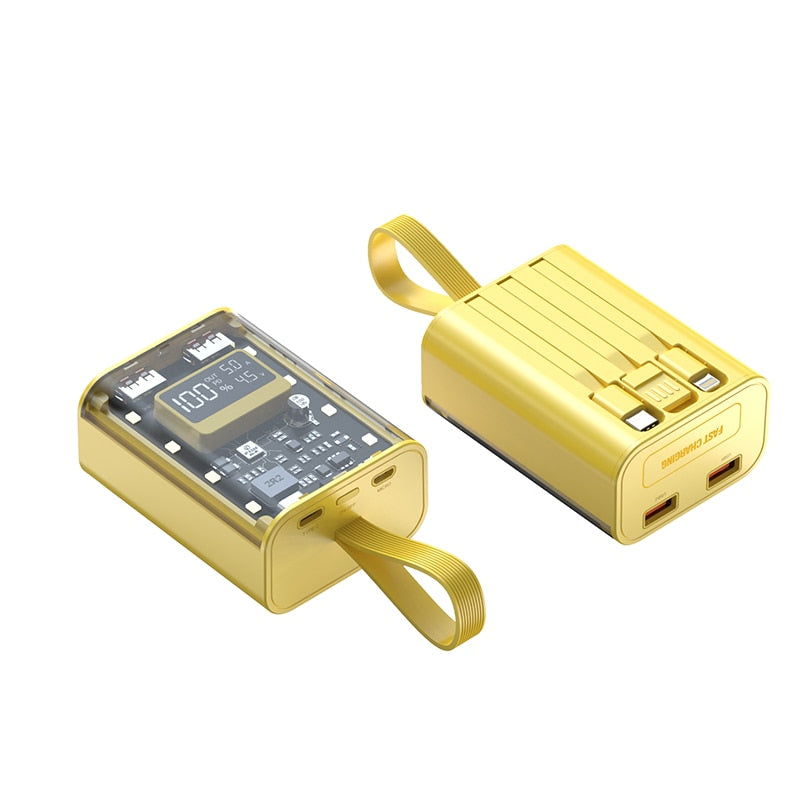 Skanto | Transparent Insight Hurtigladning Powerbank
