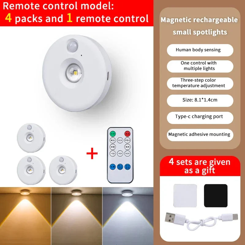Skanto | LumoLine | PIR bevegelsessensor LED-lys | Dimmbar & Oppladbar | Trådløs