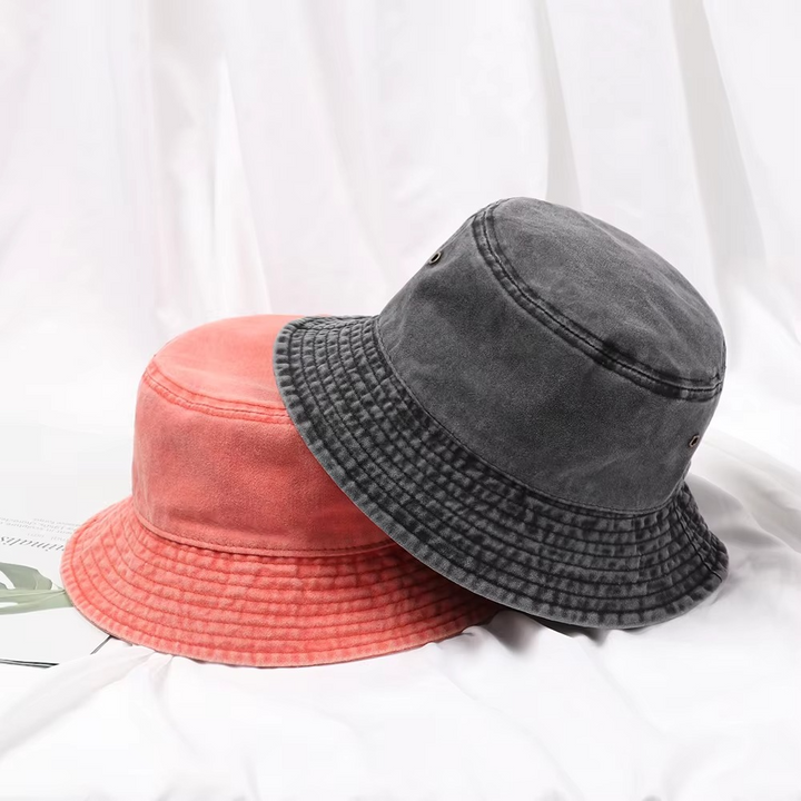 Skanto | Allsidig Denim Buckethatt - Unisex, Faltbar & Stilig