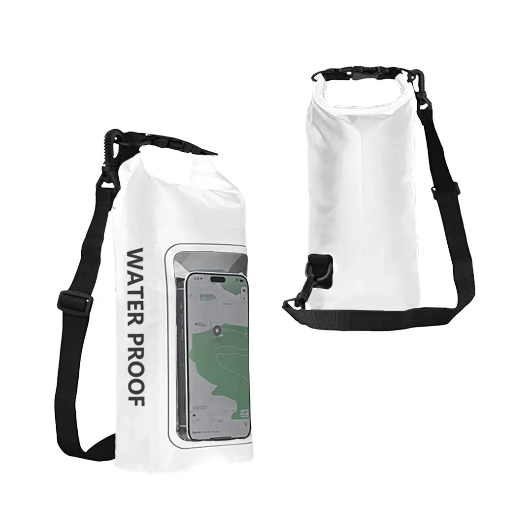 Skanto | AquaVault Vanntett Dry Bag 2L | Med Touchscreen-vindu | Utendørs veske for kayaking, trekking & vannsport