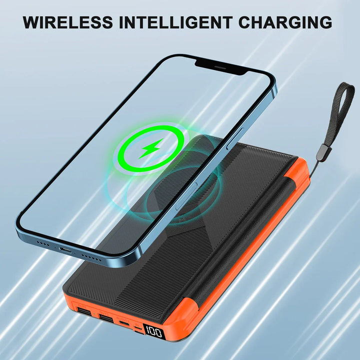 Solar Fast Charging Ultra-Large Capacity Portable Powerbank | Skanto