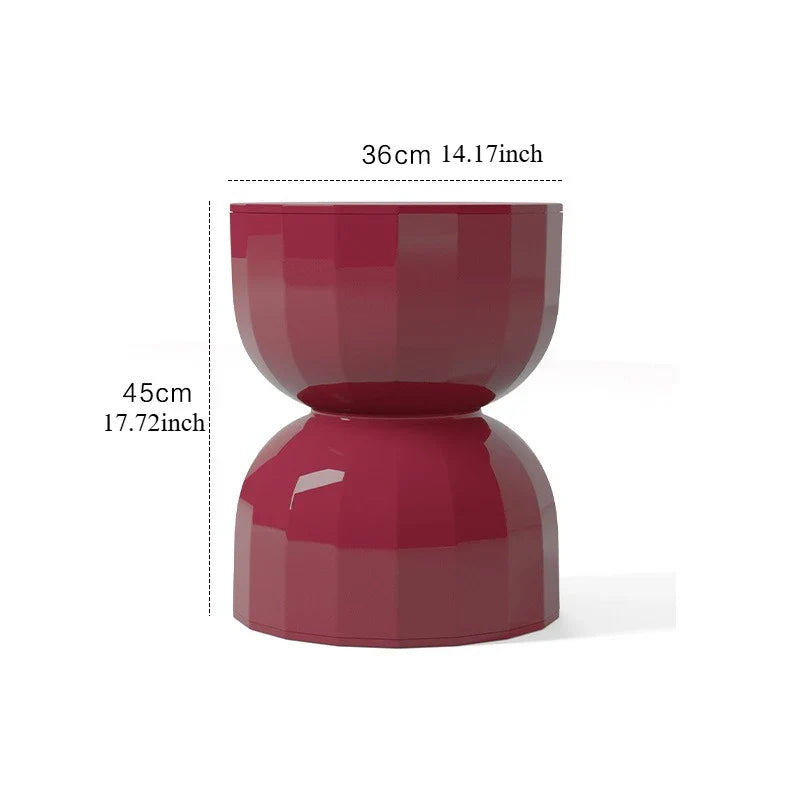 Skanto | Skandinavisk timeglass sidebord med kreativ design