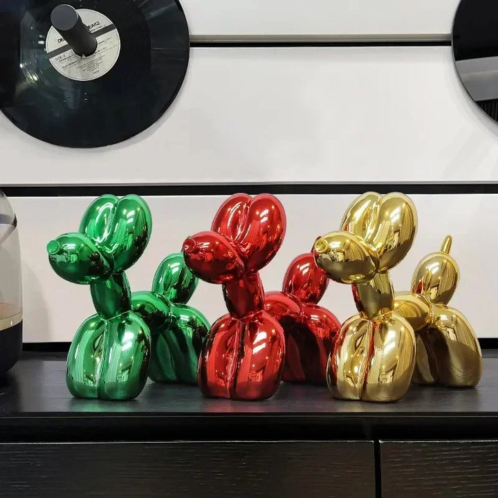 Skanto | Nordisk Ballonghund Skulptur Harpiks Dyreskulptur Kunst Skulpturer og Figurer Håndverk Hjem Innredning Rom Desktop Tilbehør