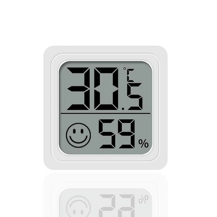 Skanto | Innendørs LCD Digital Termometer og Hygrometer med Temperatur- og Luftfuktighetsensor