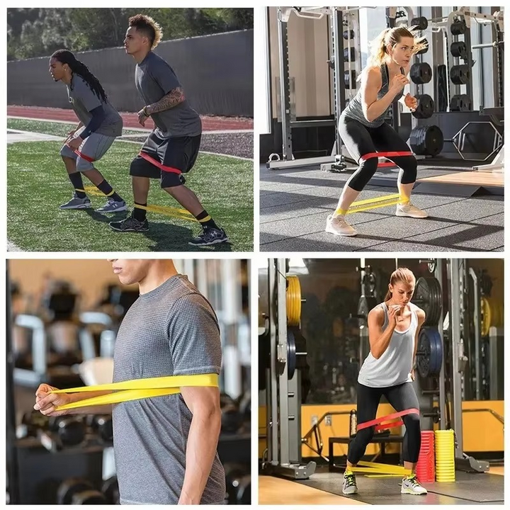 Skanto | Bærbare motstandsbånd for styrketrening yoga pilates og hjemmetrening