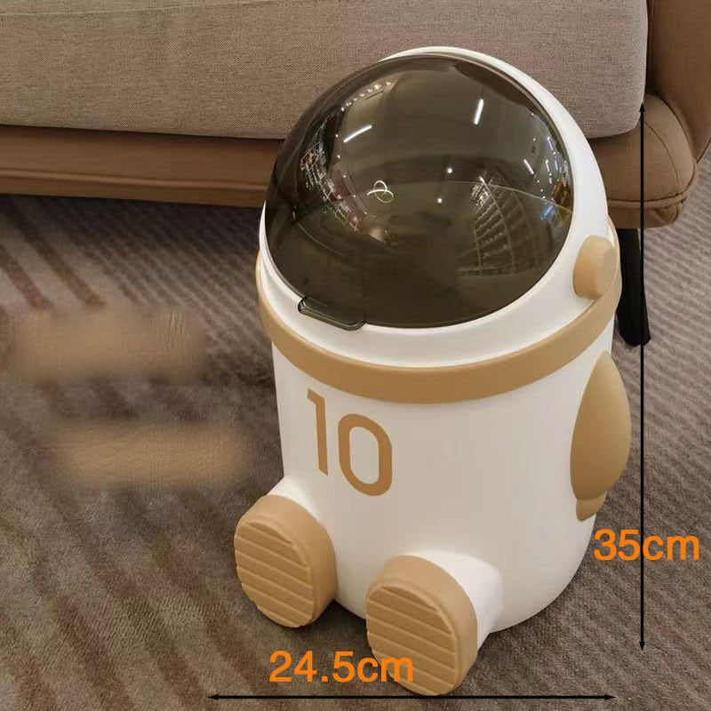 Skanto | Mini Astronaut Form Søt Kontor Søppelbøtte