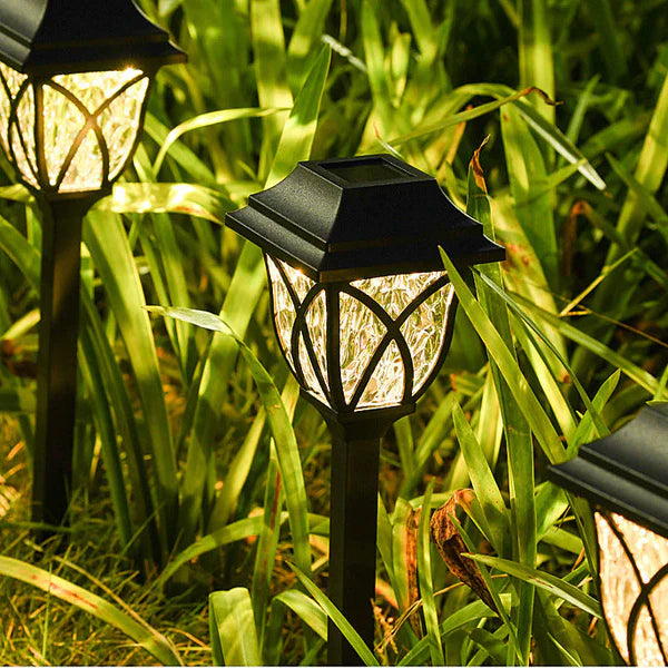 Skanto | Solenergi Hagebelysning med Naturlig Sjarm – Elegante Lamper for Utendørsbruk