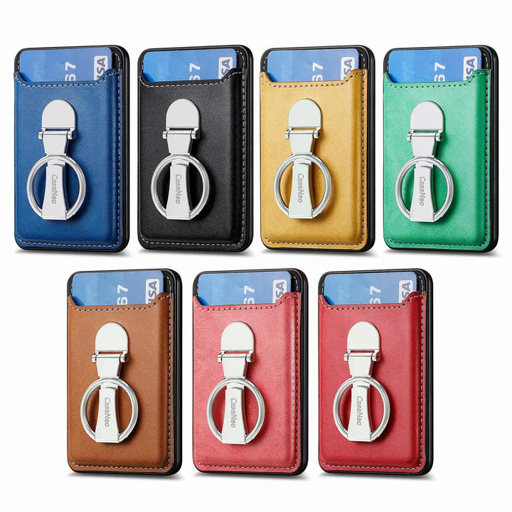 Skanto | Lær Magsafe Telefon Lommebok Holder