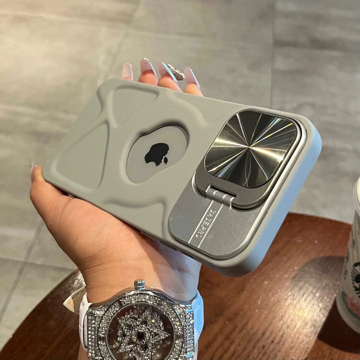 Skanto | Magsafe Silikon Linse Flip iPhone Etui