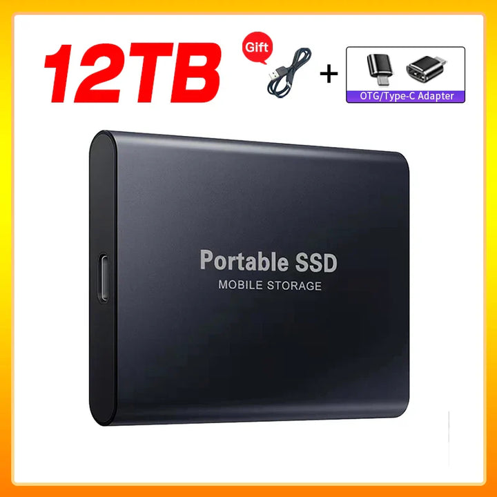Skanto | Høyhastighets Ekstern Solid State Drive 1TB Bærbar Ekstern Harddisk ssd 2TB Ekstern harddisk ssd harddisk For Laptop Mac