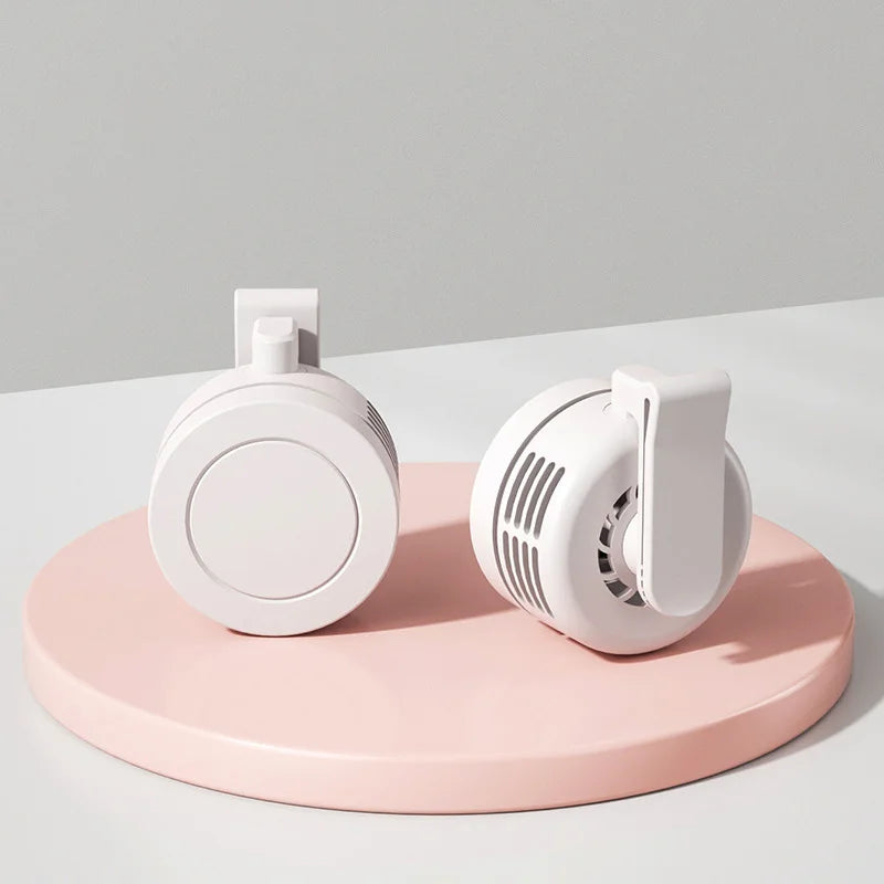 Norvo | BreezeClip Mini Vifte | USB Oppladbar & Stillegående | Uten Rotorblader | For å Klype på Skjorte, Belte eller Nakke