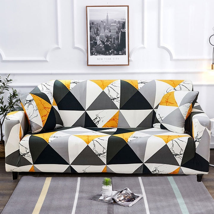 Moderne Antiskli Fargerik Elastisk Sofatrekk | Skanto