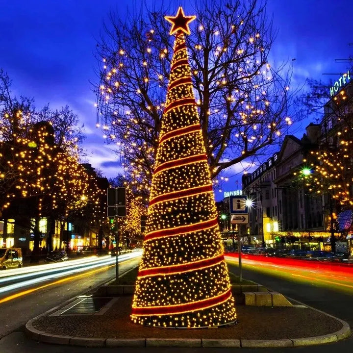 Skanto | Vannavvisende solgarland med LED-lamper for hagen