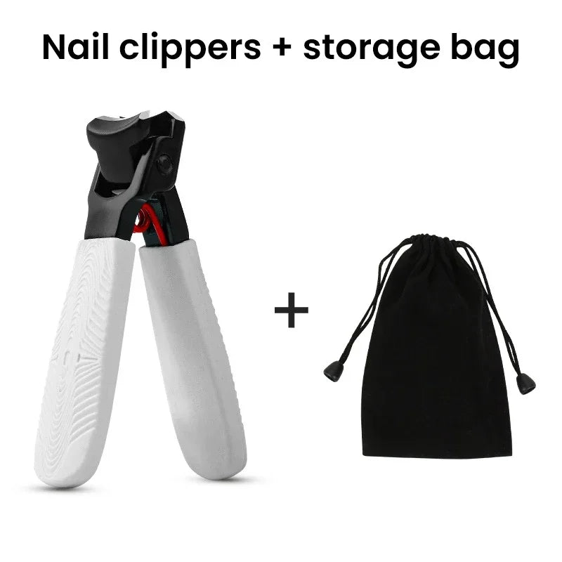 Norvo | 2023 Ny Anti-Splash Negleklipper - Stor Enkel Negletrimmer for tykke og harde negler, Husstandsartikler