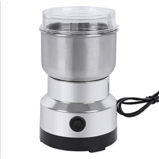 Norvo | Mini Elektro-Kvernn – 300ml Ultrafin Kvern for Babymat, Kaffe, Krydder, Pepper og Korn – 2/4 Klinge alternativer