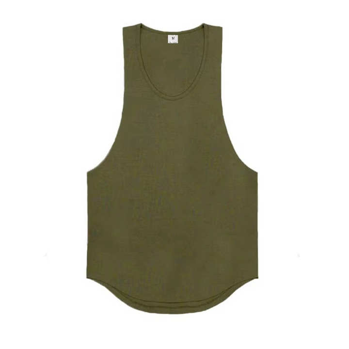 Skanto | Herres Bomull Pustende Ermeløs Trenings Tank Top