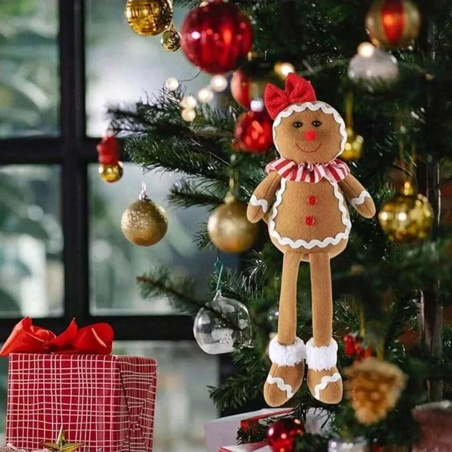 Skanto | PeperkoekPracht | Luksuriøs Plysj Juledekorasjon