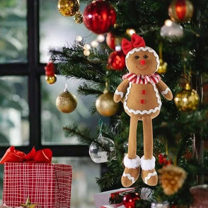 Skanto | PeperkoekPracht | Luksuriøs Plysj Juledekorasjon
