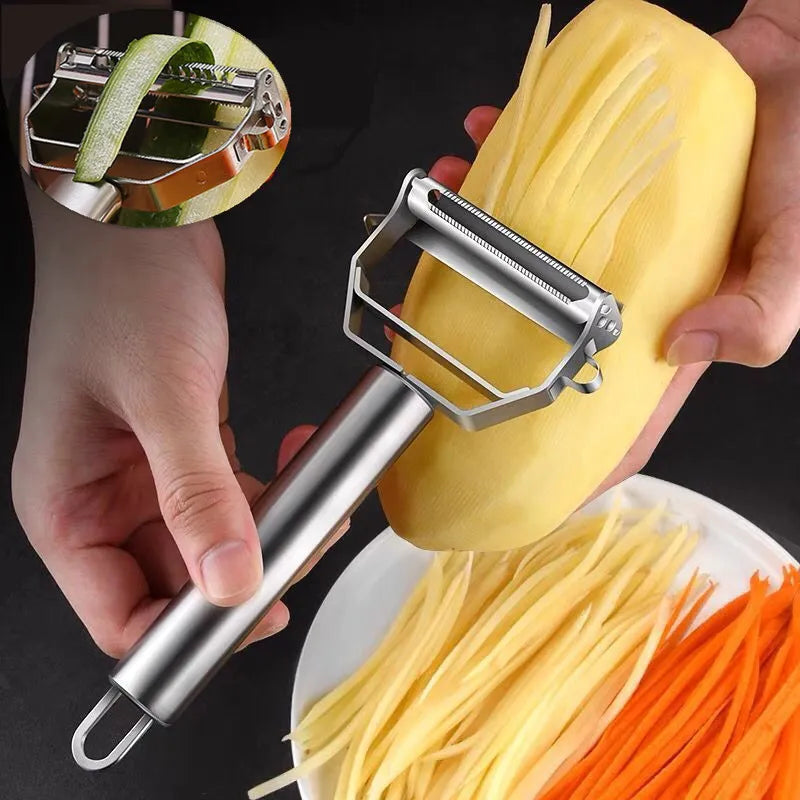 Grønnsaksskreller Rustfritt Stål Ergonomisk Rustebestandig | Skanto