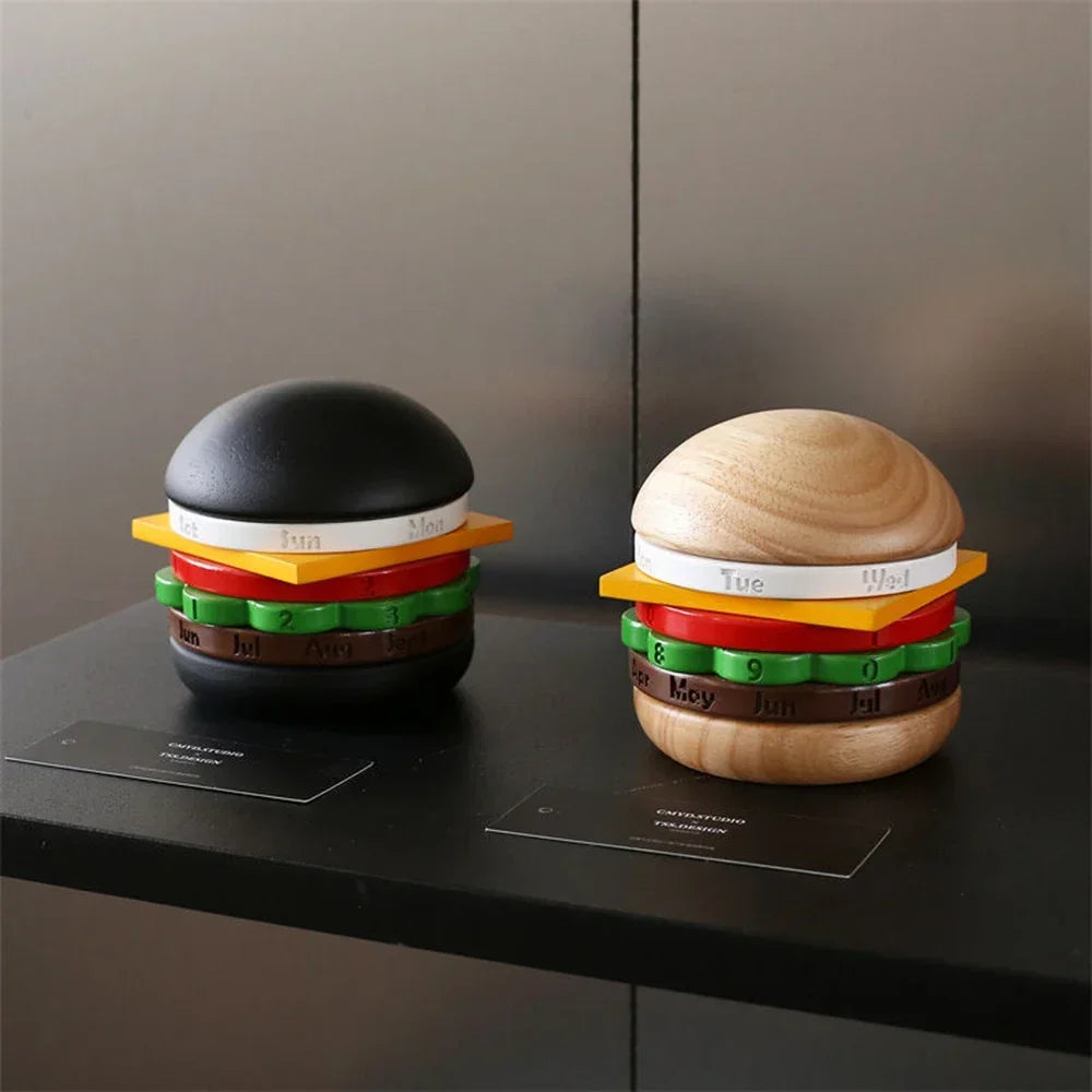 Roterende Tre Hamburger Dekorativ Kalender | Skanto