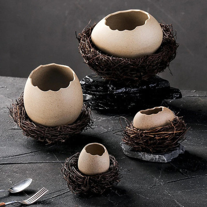 Skanto | Kreativ Keramisk Fuglerede Eggshell Skål