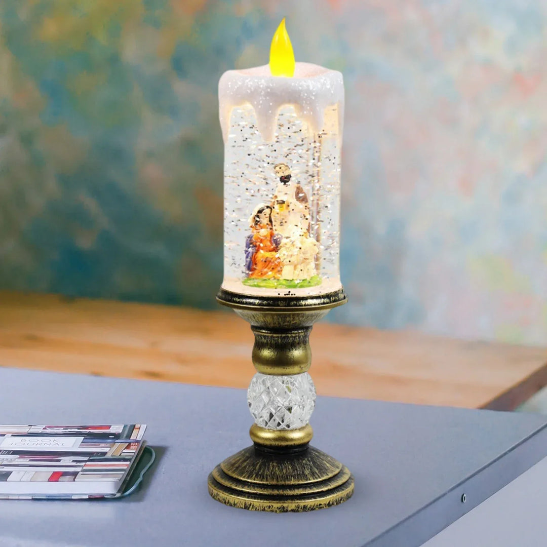 Crystal Echo Christmas Water Candle | Skanto