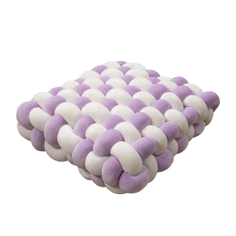 Chunky Woven Knot Cushion | Skanto