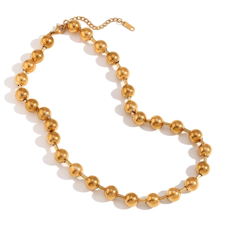 Skanto | 18k Klassisk Chunky Perlekjede