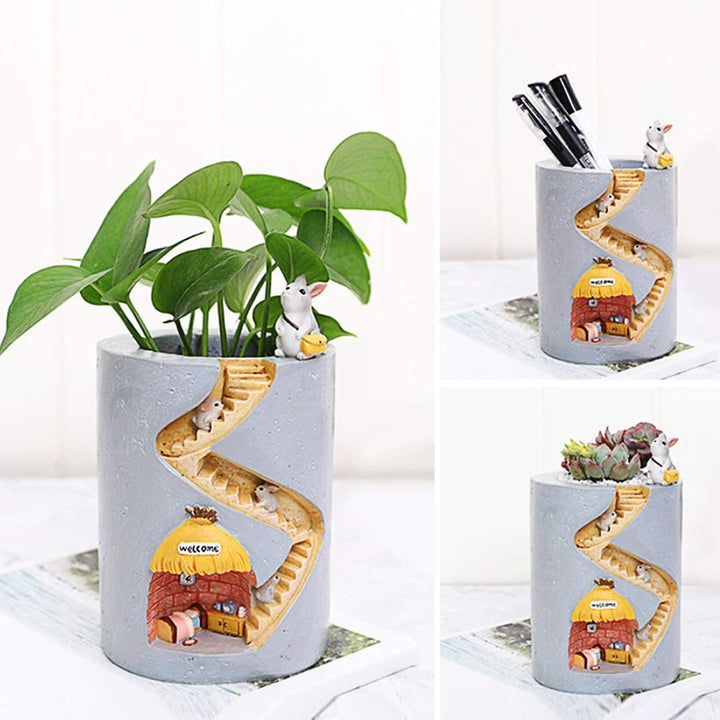 Skanto | Fantastisk Fusjon: Unike Kunstneriske Harpikspotteplantere